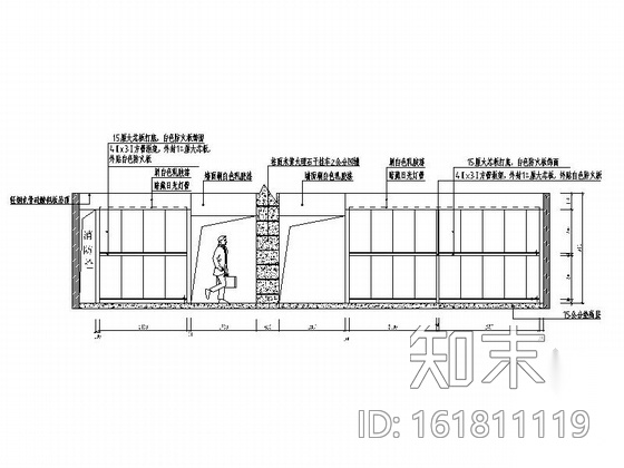 [广东]现代简约宽敞办公楼装修设计施工图（含效果）cad施工图下载【ID:161811119】