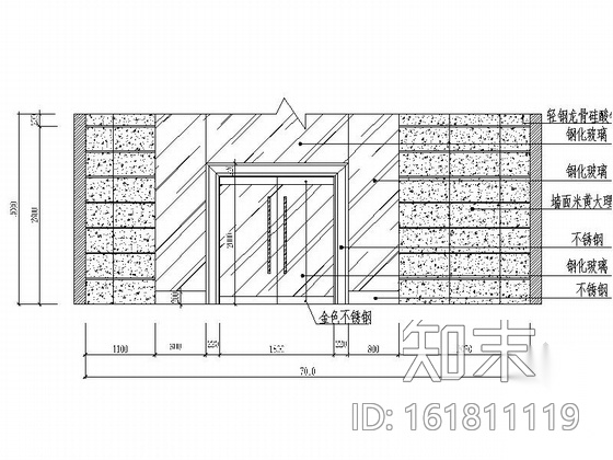 [广东]现代简约宽敞办公楼装修设计施工图（含效果）cad施工图下载【ID:161811119】