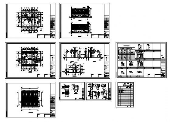 某二层别墅（A型）建筑方案图cad施工图下载【ID:149919170】