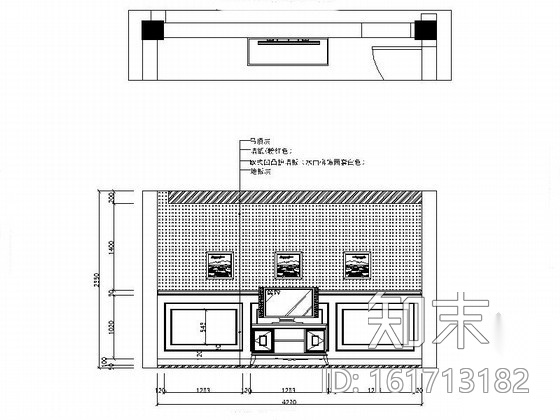 [杭州]简约欧式三层联排别墅室内装修图（含效果）cad施工图下载【ID:161713182】