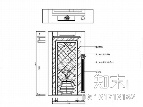 [杭州]简约欧式三层联排别墅室内装修图（含效果）cad施工图下载【ID:161713182】