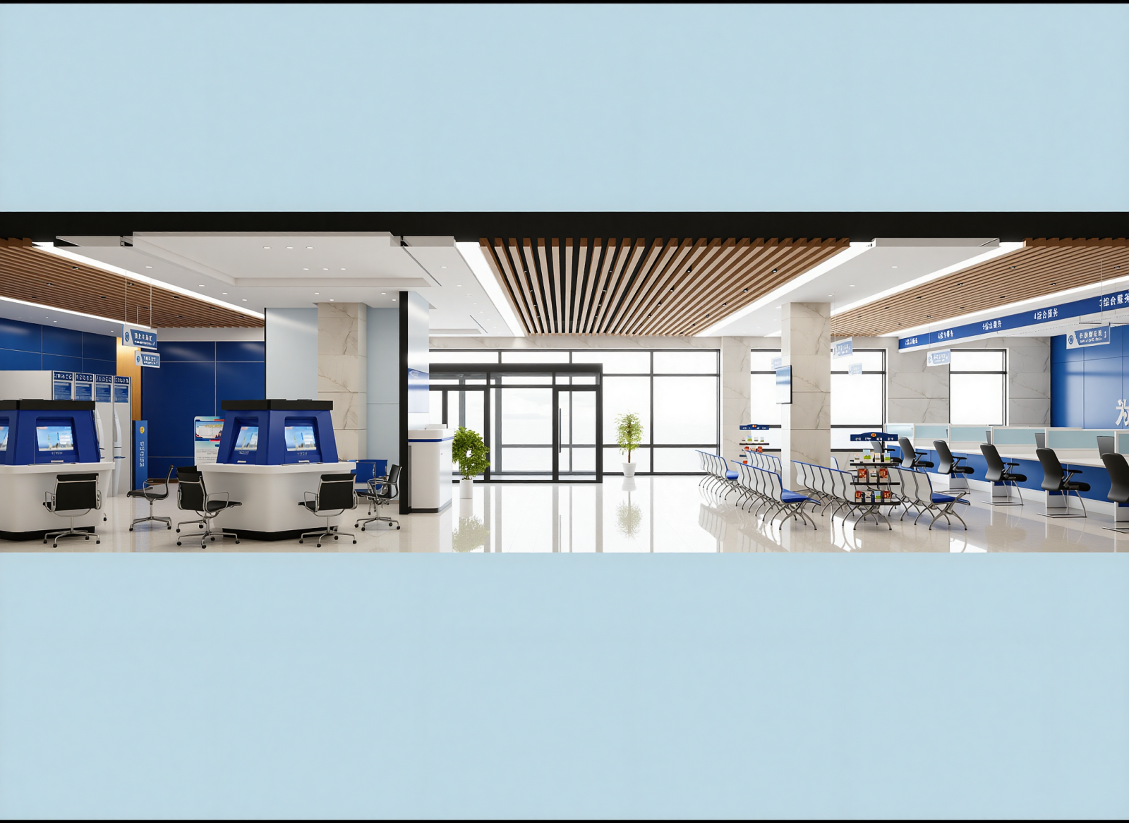 现代银行3D模型下载【ID:1215086840】