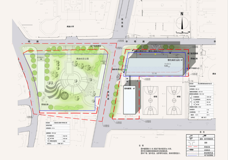 [广东]南山区慢性病防治院改扩建设计方案文本cad施工图下载【ID:151587164】