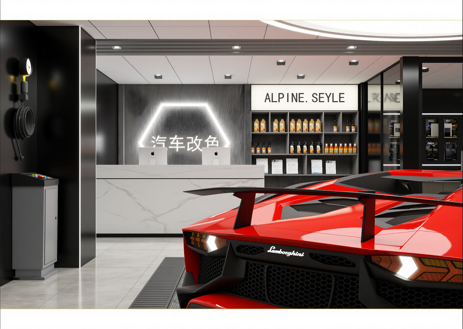 现代汽车展厅3D模型下载【ID:1215046407】