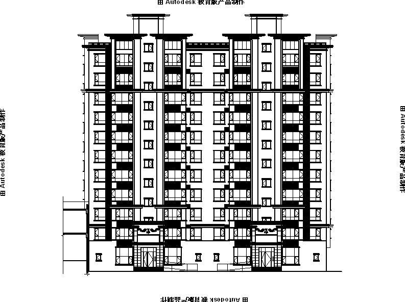 [宁夏]高层新中式风格住宅小区建筑施工图（含商业会所建...施工图下载【ID:149564169】