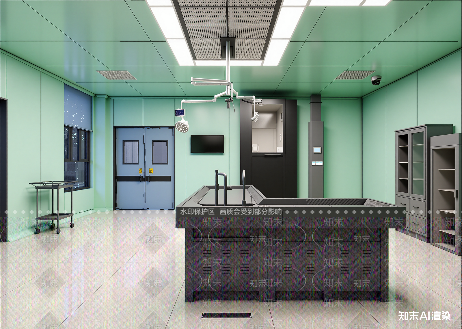 现代实验室3D模型下载【ID:1214386587】