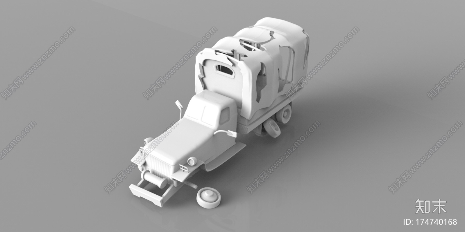 废弃的营地-CG模型下载【ID:174740168】