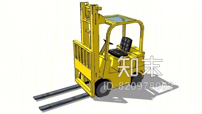 BuaCAD快速叉车SU模型下载【ID:820978002】