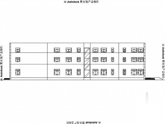 [广州]两层铝单板售楼部建筑设计方案图（含效果图）cad施工图下载【ID:160720126】