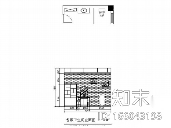 [广东]现代型智能时尚典雅写字楼室内装修施工图（含水电...施工图下载【ID:166043198】