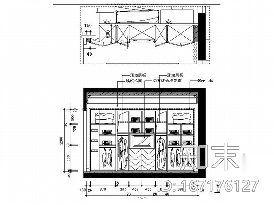 [温州]美式田园三室两厅室内装修图（含实景）cad施工图下载【ID:167176127】