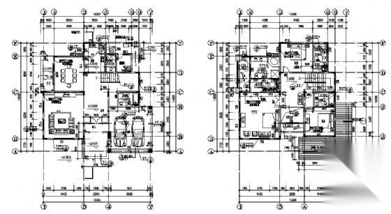 广东东莞某三层别墅（3-390型）建筑结构建筑施工图施工图下载【ID:149920180】