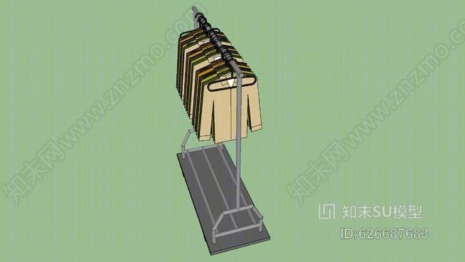 衣架SU模型下载【ID:626687683】