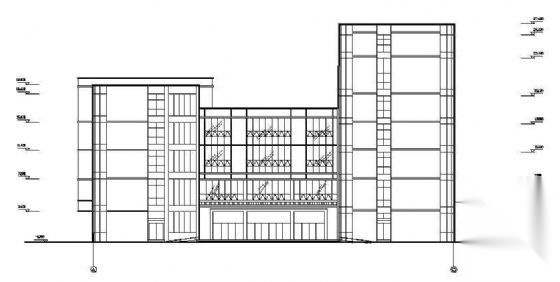 某市六层急诊大楼建筑方案设计cad施工图下载【ID:151593133】
