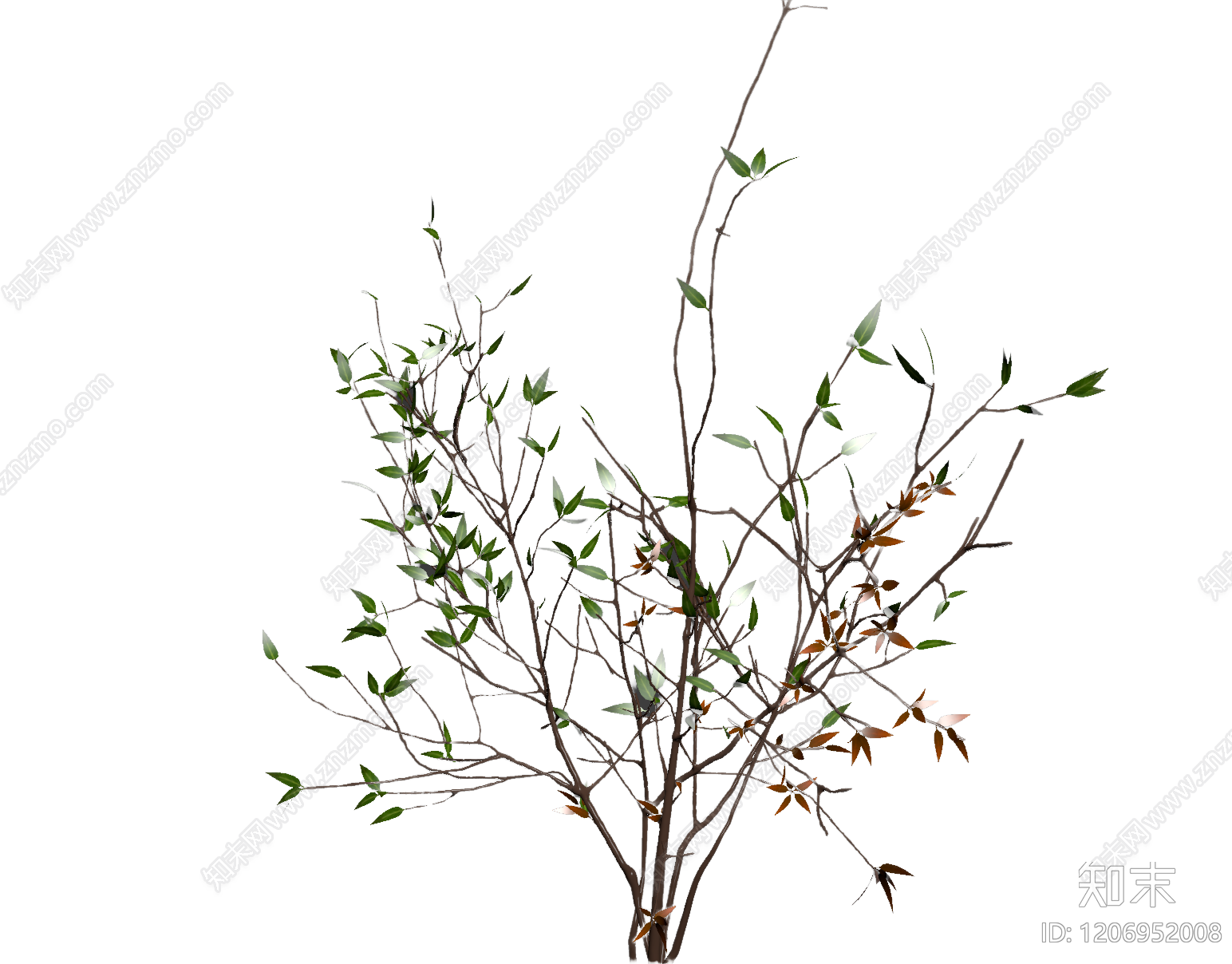 盆栽植物装饰3D模型下载【ID:1206952008】