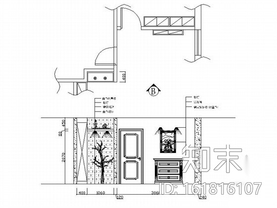 [武汉]装饰公司办公区装修图cad施工图下载【ID:161816107】