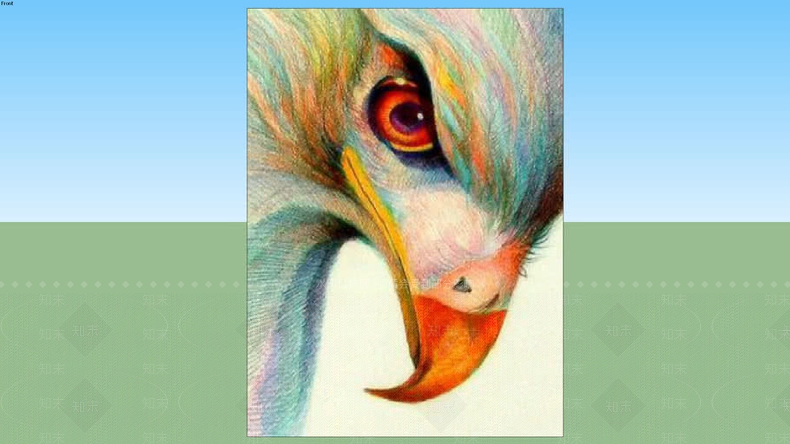 艺术绘画SU模型下载【ID:1161793340】