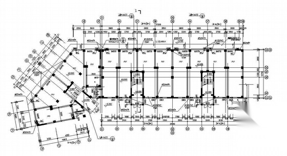 [成都]某6+1层的底商住宅楼建筑施工图cad施工图下载【ID:167626113】