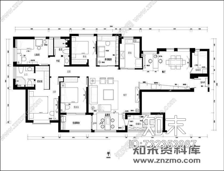 融汇江山cad施工图下载【ID:732353987】