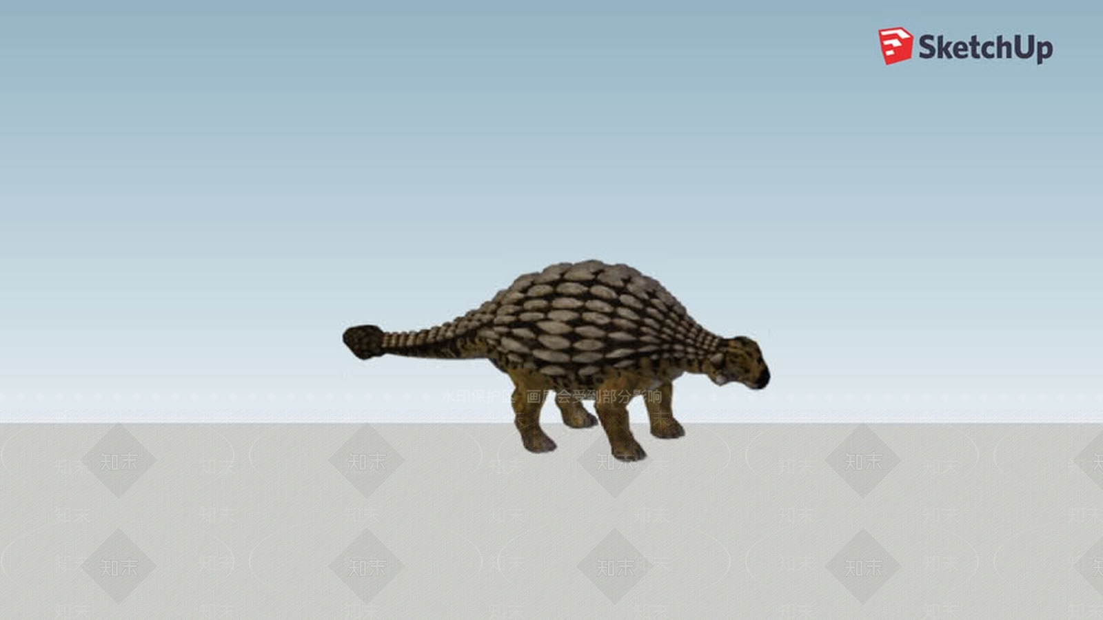 甲龙SU模型下载【ID:1161994349】