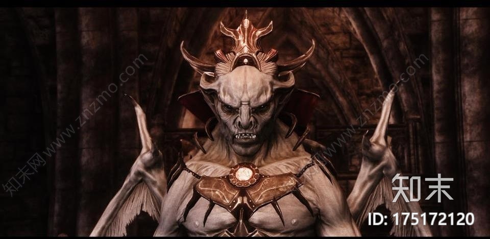 吸血鬼造型3d打印模型下载【ID:175172120】