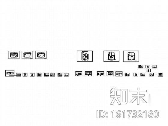 [南京]两套现代简约风格百货服装专卖店装修施工图cad施工图下载【ID:161732180】