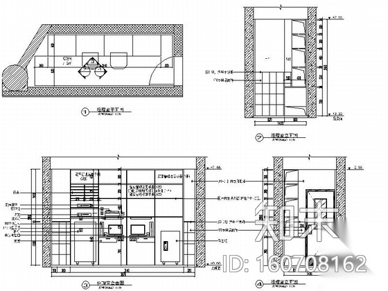 [南京]某知名连锁快餐店室内装修施工图（含效果）施工图下载【ID:160708162】