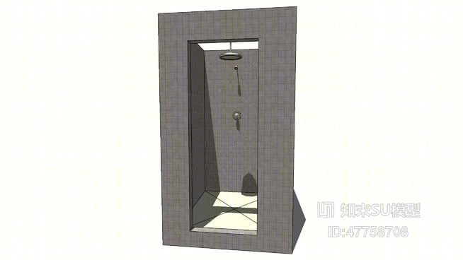 公共卫生间SU模型下载【ID:47758708】