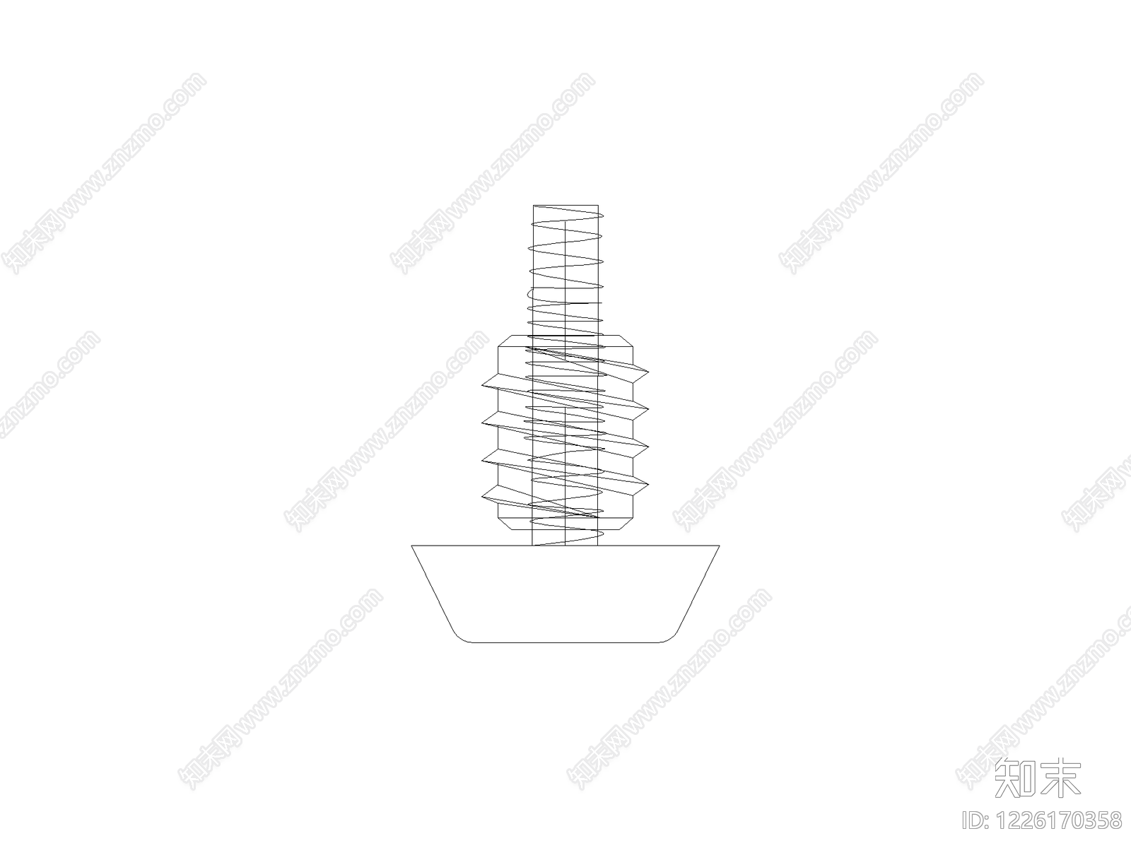 现代五金管件CAD图纸