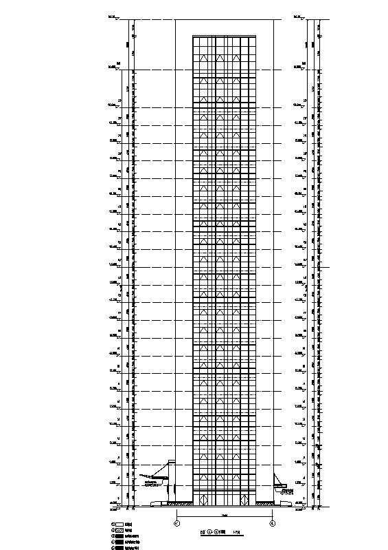 [安徽]超高层商业办公楼综合体建筑施工图（全专业图纸）cad施工图下载【ID:166075173】