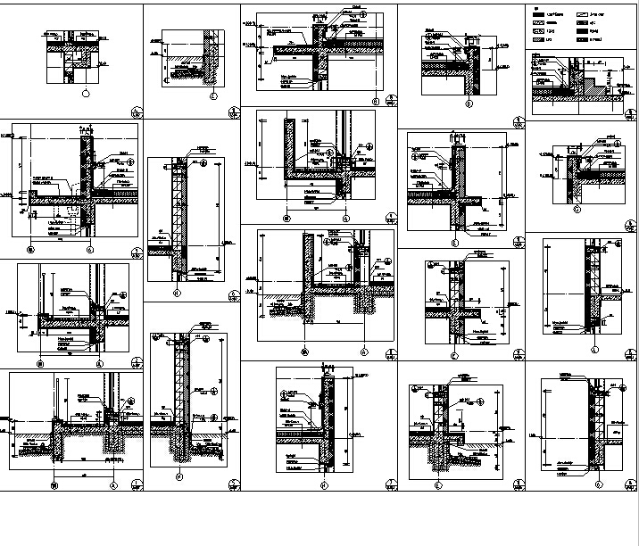 [吉林]十栋多层剪力墙结构住宅建筑施工图施工图下载【ID:149776198】