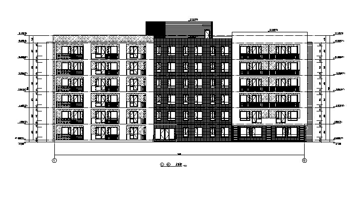 [吉林]十栋多层剪力墙结构住宅建筑施工图施工图下载【ID:149776198】