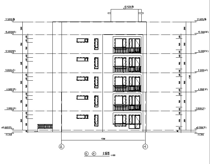 [吉林]十栋多层剪力墙结构住宅建筑施工图施工图下载【ID:149776198】