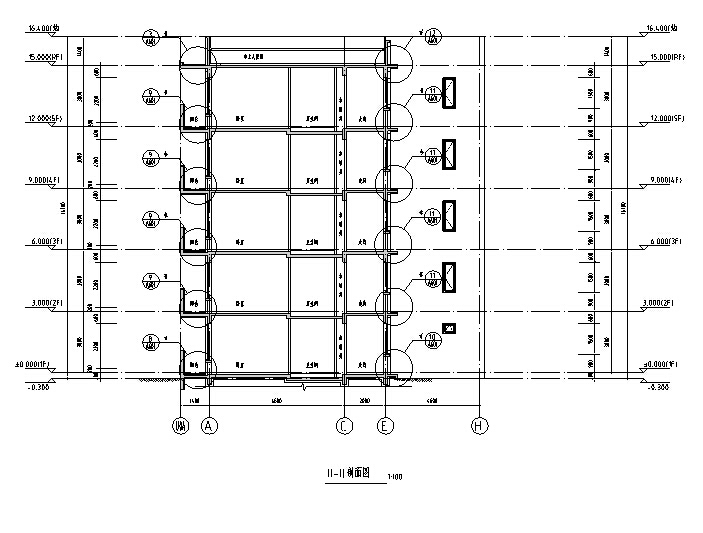 [吉林]十栋多层剪力墙结构住宅建筑施工图施工图下载【ID:149776198】