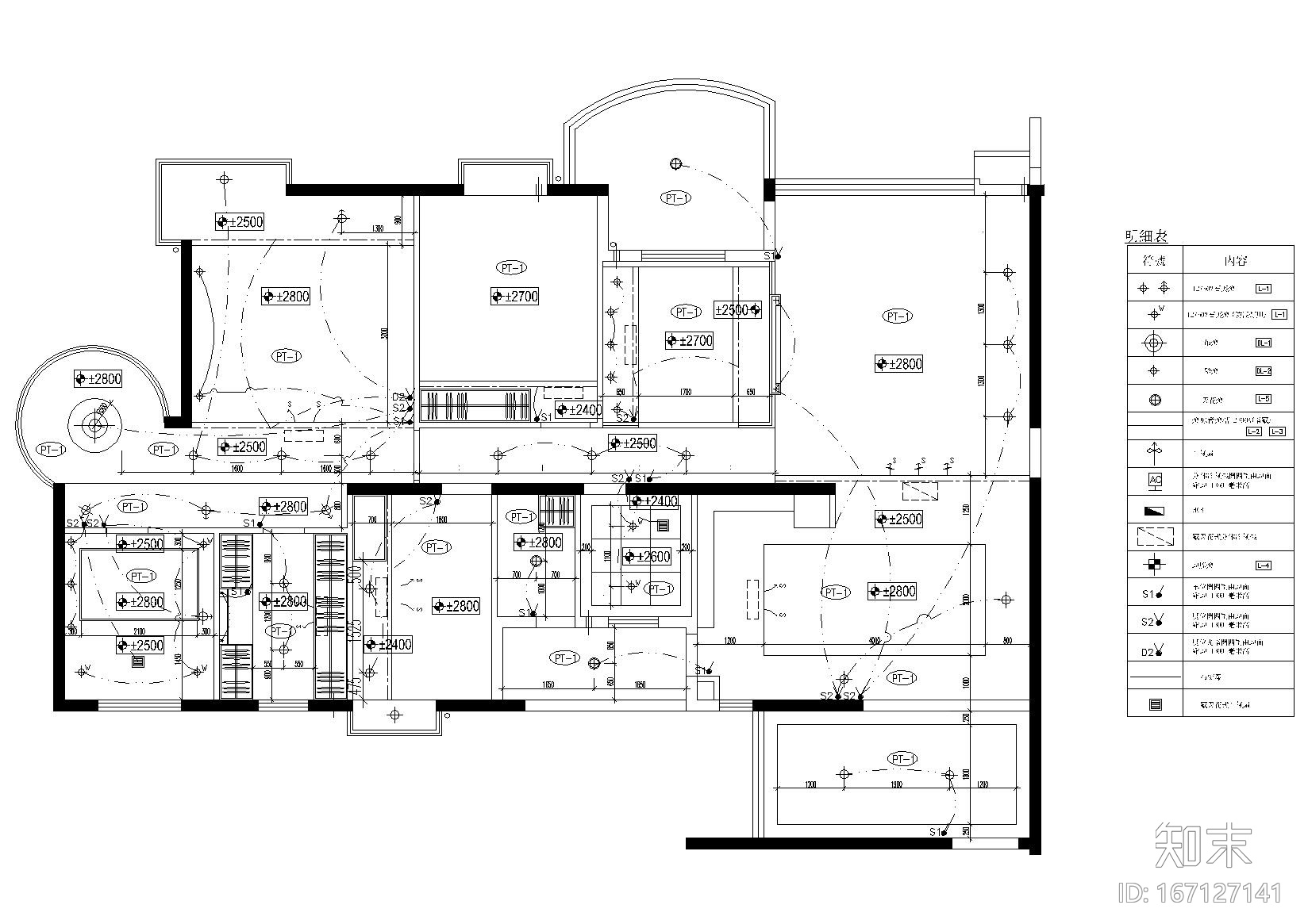 [广东]梁景华_珠海丽景湾A型样板间施工图施工图下载【ID:167127141】