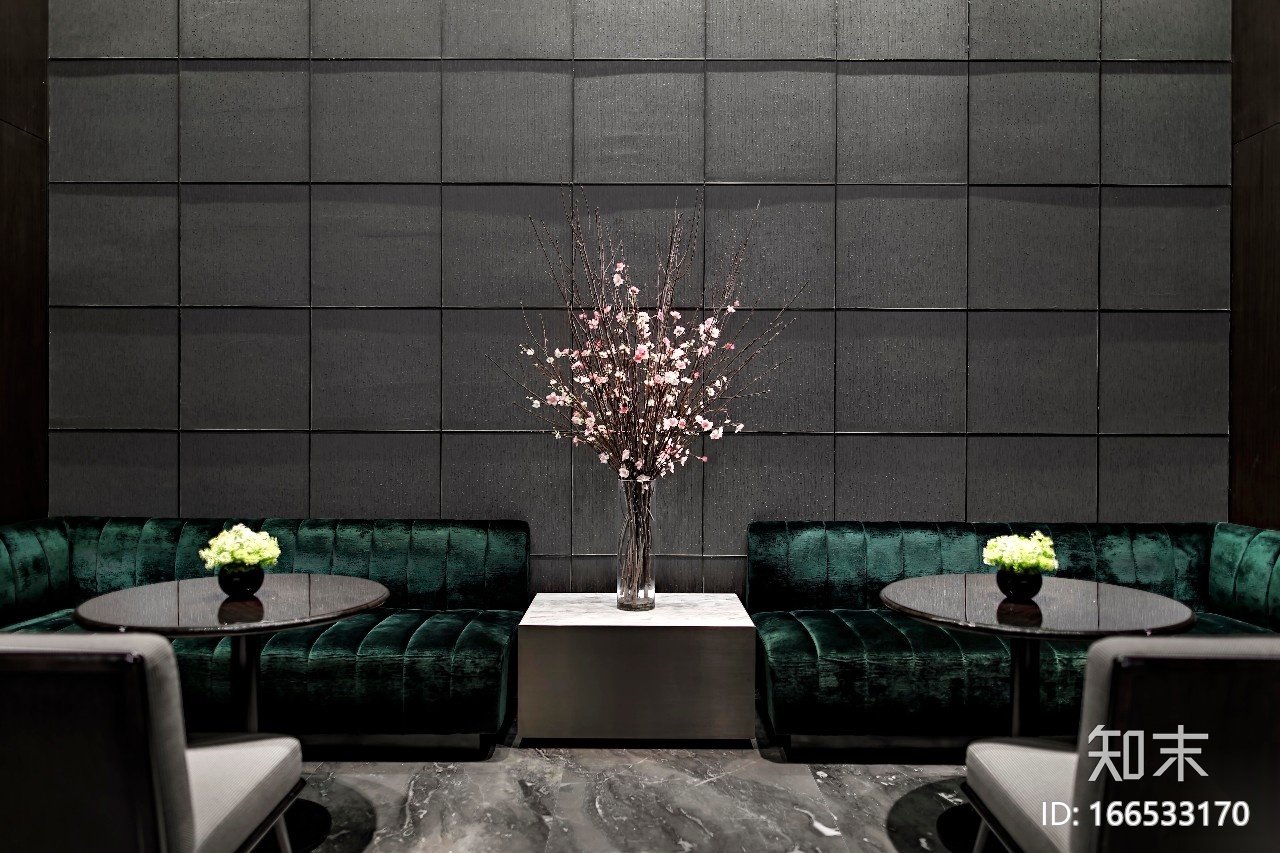 绿地梓湾国际康养度假区售楼中心 | 35P施工图下载【ID:166533170】