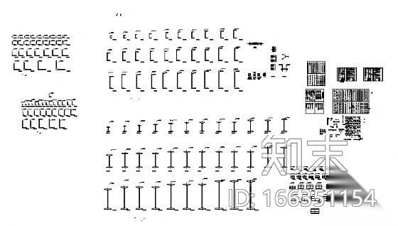 幕墙标准件图cad施工图下载【ID:166351154】