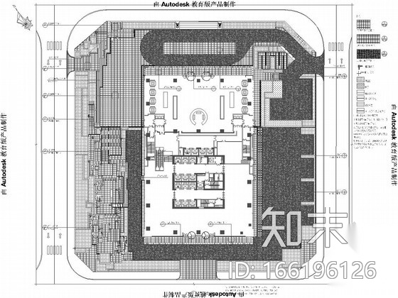 [重庆]现代金融商业区景观规划设计施工图cad施工图下载【ID:166196126】