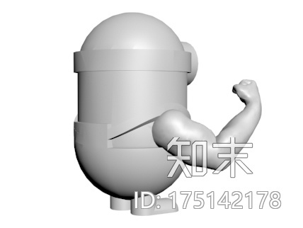 大力小黄人3d打印模型下载【ID:175142178】