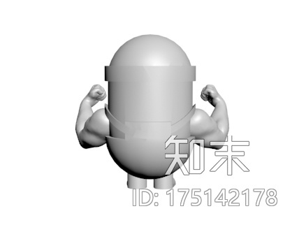 大力小黄人3d打印模型下载【ID:175142178】