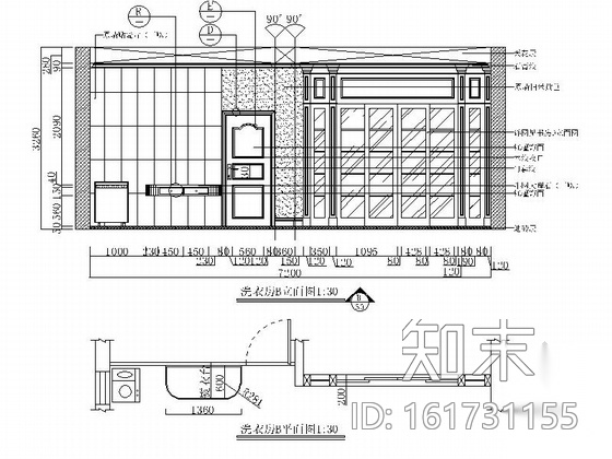 花园别墅区欧式风情两层别墅室内装修设计施工图cad施工图下载【ID:161731155】