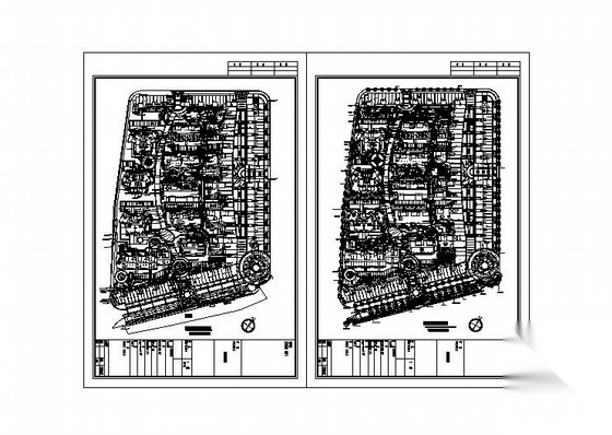 某小区绿化景观施工图纸施工图下载【ID:161101152】