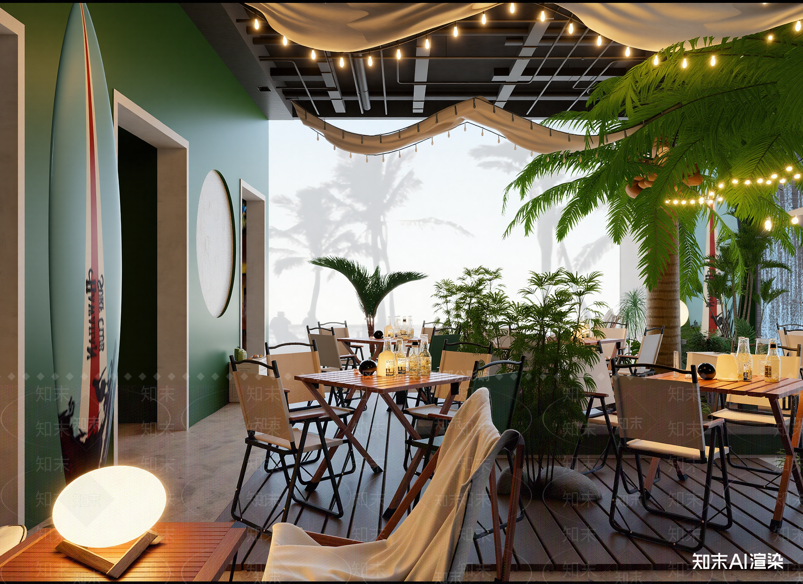 现代咖啡厅3D模型下载【ID:1214140578】
