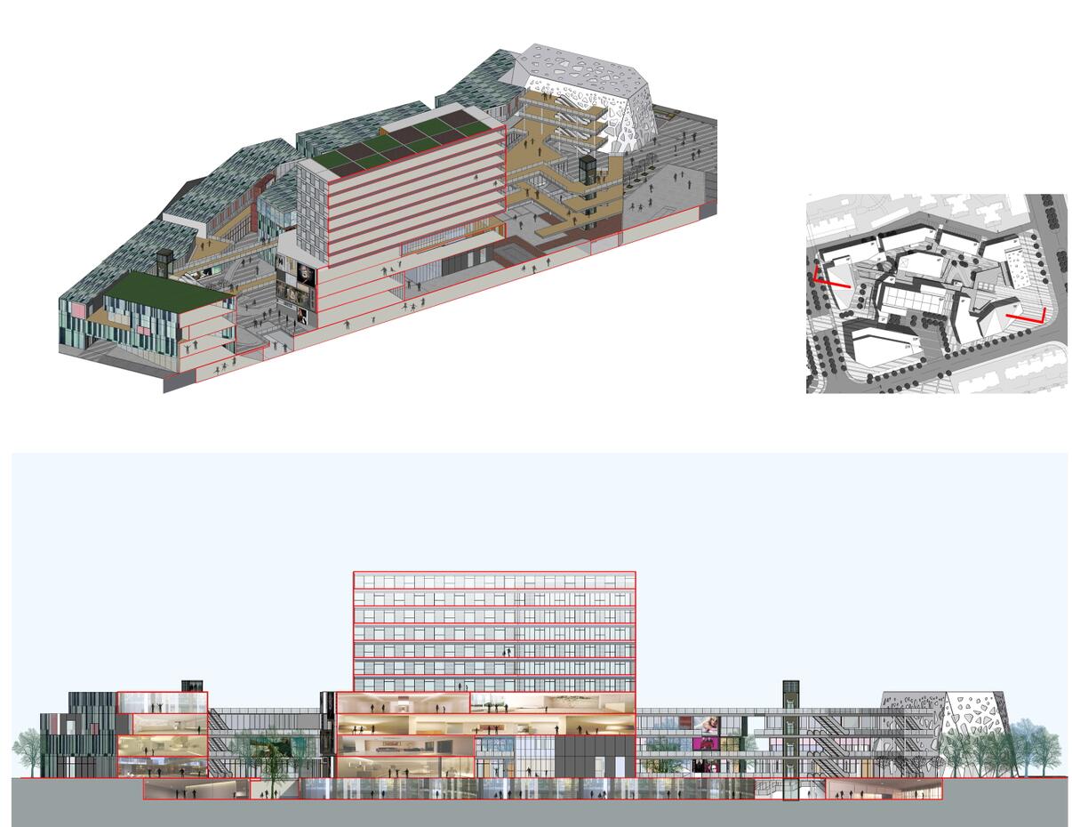 [上海]绿地现代风格居住区建筑方案文本（JPG+69页）施工图下载【ID:167515190】