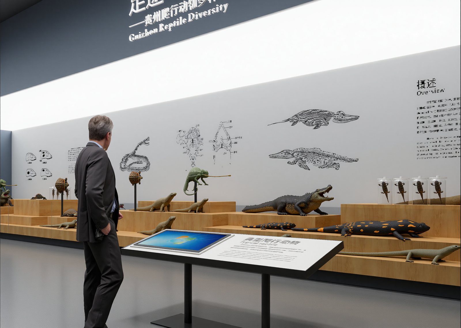 现代科学展厅3D模型下载【ID:1214844682】