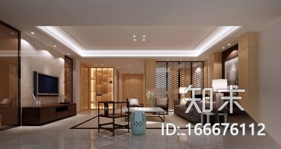 [南平]花园洋房现代简约四层别墅装修图（含效果）cad施工图下载【ID:166676112】