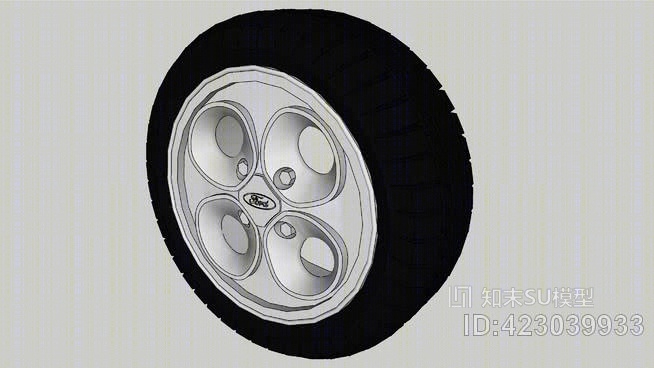 福特护卫XR3合金轮毂SU模型下载【ID:423039933】