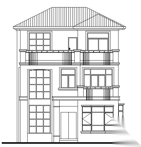 某三层小别墅设计建筑结构施工图施工图下载【ID:151392113】