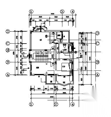 某三层小别墅设计建筑结构施工图施工图下载【ID:151392113】