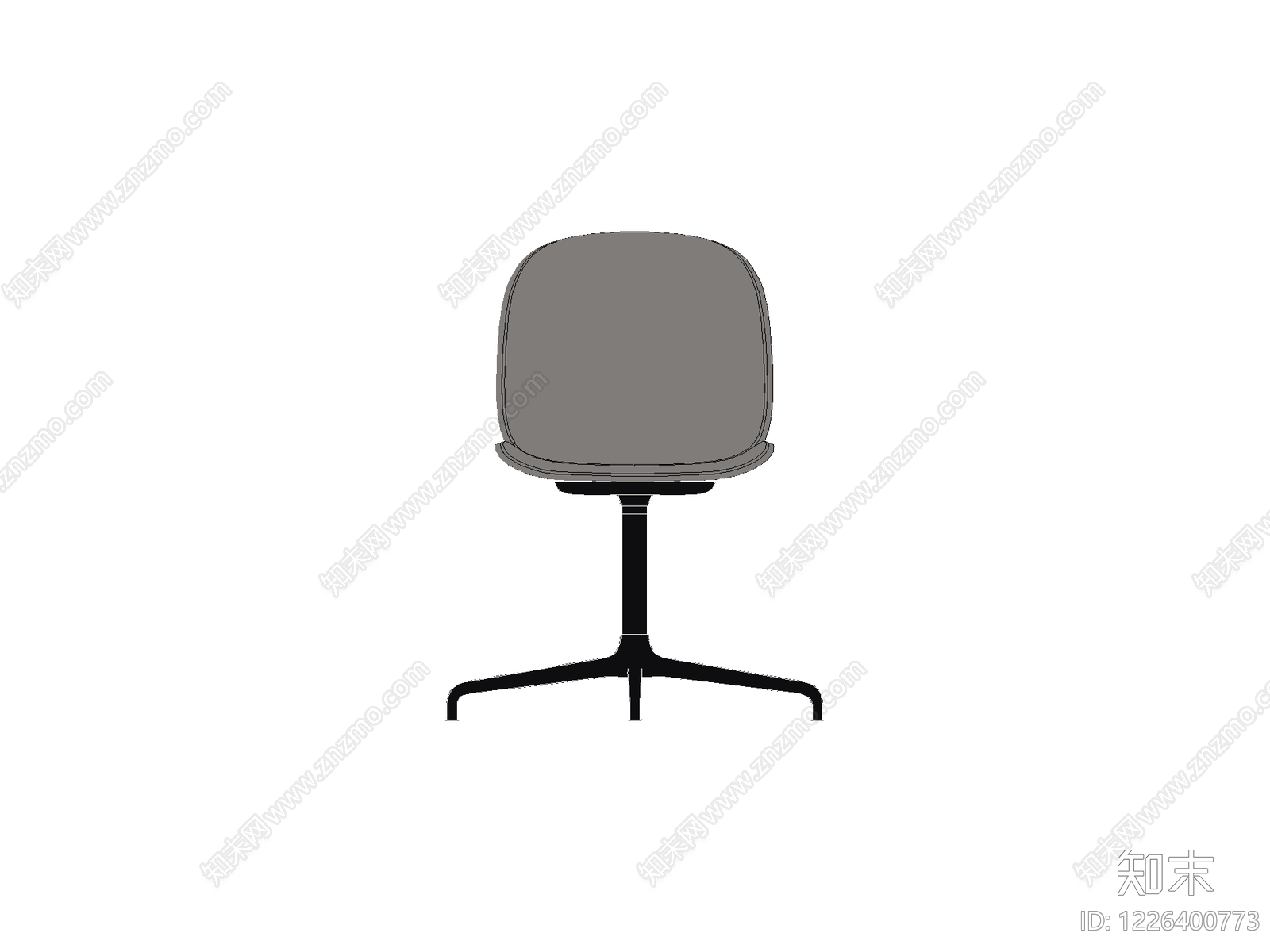 椅子cad施工图下载【ID:1226400773】